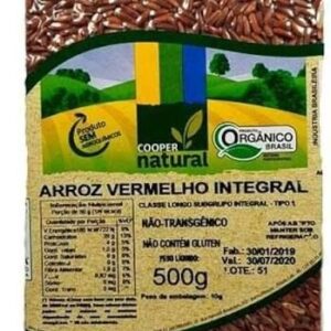 ARROZ VERMELHO INTEGRAL COOPER NATURAL 500G - Imagem 1