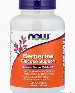 BERBERINE GLUCOSE SUPPORT 90 CAPS - NOW - Imagem 1