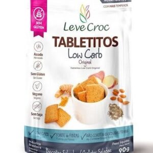 BISC. TABLETITOS LOW CARB ORIGINAL 90G - Imagem 1