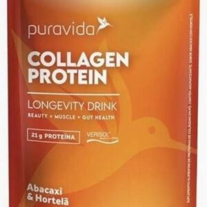 COLLAGEN PROTEIN ABACAXI E HORTELA 450G - Imagem 1