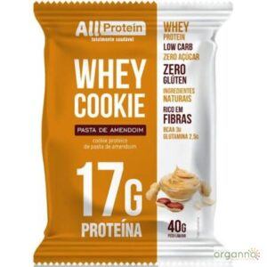 COOKIE PROTEICO PASTA DE AMENDOIM 40G- - Imagem 1