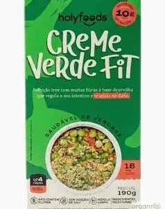 CREME VERDE FIT HOLYFOODS 190G - Imagem 1