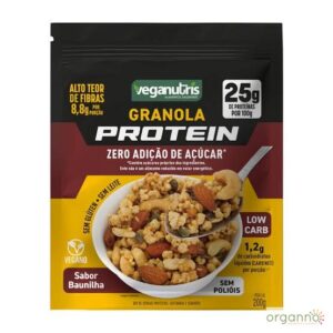 GRANOLA PROTEIN BAUNILHA 200G- VEGANUTRI - Imagem 1