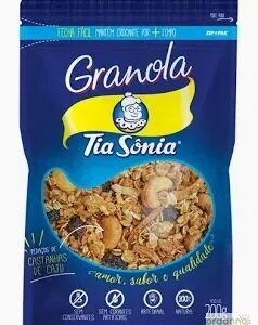 GRANOLA TRADICIONAL 200G - TIA SONIA - Imagem 1