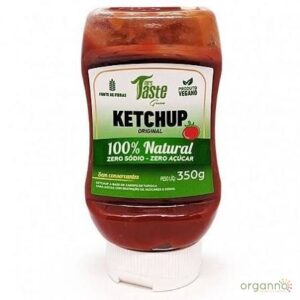 KETCHUP GREEN VEGANO ZERO SAL/ACUCAR 350G TASTE - Imagem 1