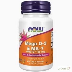 MEGA D-3  MK-7 60 CAPS- NOW - Imagem 1