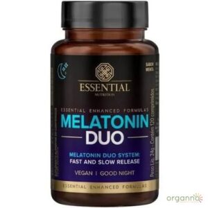 MELATONIN DUO (MENTA) 120 COMP ESSENTIAL - Imagem 1