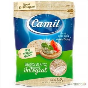 MINI BISCOITO INT.DE ARROZ 150G - CAMIL - Imagem 1