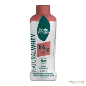 NATURAL WHEY MORANGO 14G - VERDE CAMPO - Imagem 1