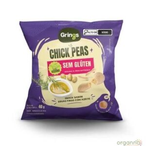 SNACK CHICK PEAS VEG.S/GLUTEN 40G ERVAS - Imagem 1