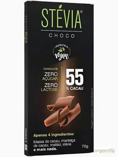 STEVIA CHOCO 55% CACAU